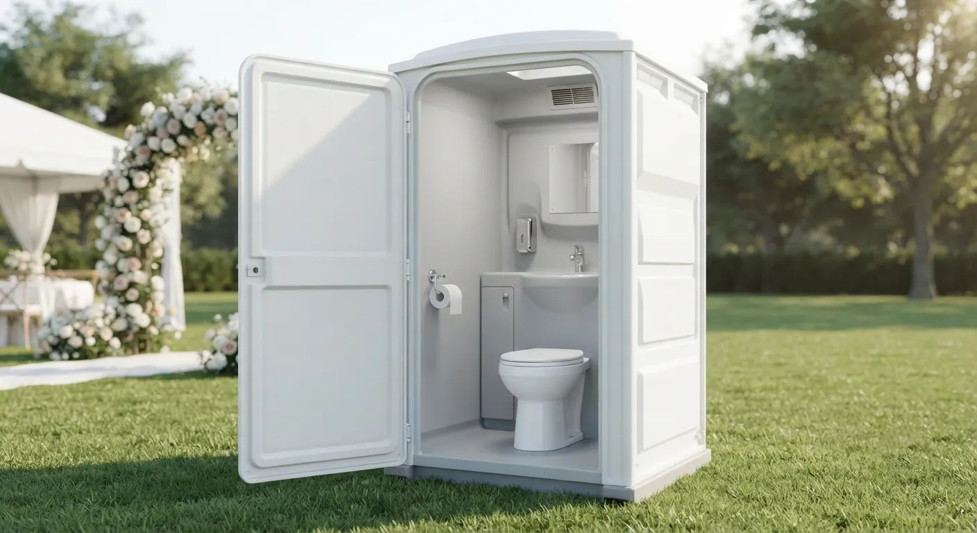 Deluxe Flushable Porta Potty in Apple Valley, CA