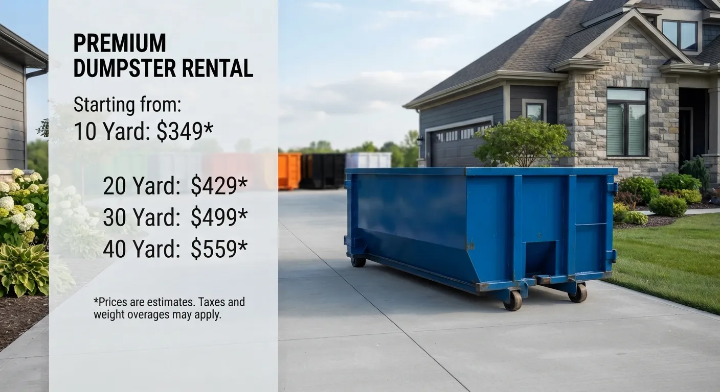 Dumpster Rental Cost in Apple Valley, CA