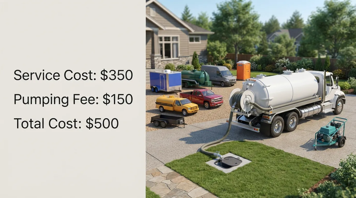 Septic Tank Pumping Cost in Apple Valley, CA