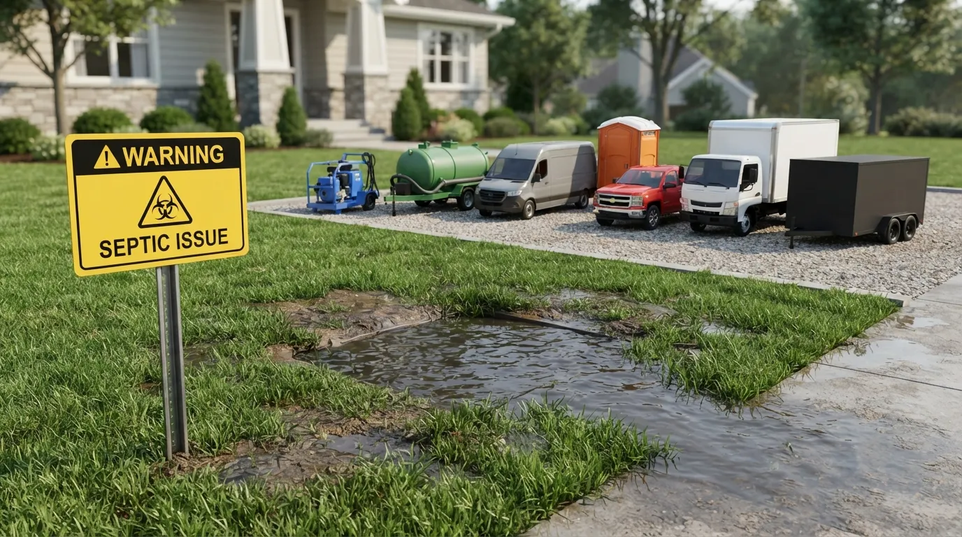 Septic Tank Warning Signs in Apple Valley, CA